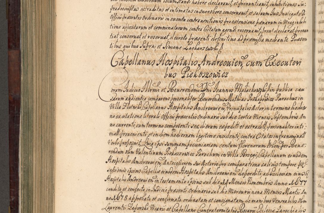 Zdjęcie nr 905 dla obiektu archiwalnego: Acta actorum episscopalium R. D. Joannis Małachowski, episcopi Cracoviensis a die 20 Augusti anni 1681 et 1682 acticatorum. Volumen I