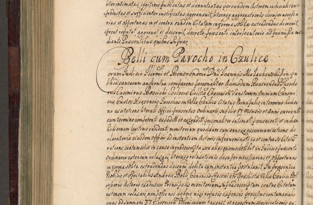 Zdjęcie nr 901 dla obiektu archiwalnego: Acta actorum episscopalium R. D. Joannis Małachowski, episcopi Cracoviensis a die 20 Augusti anni 1681 et 1682 acticatorum. Volumen I