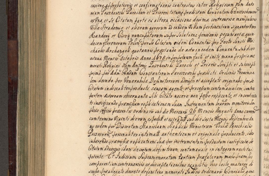 Zdjęcie nr 895 dla obiektu archiwalnego: Acta actorum episscopalium R. D. Joannis Małachowski, episcopi Cracoviensis a die 20 Augusti anni 1681 et 1682 acticatorum. Volumen I