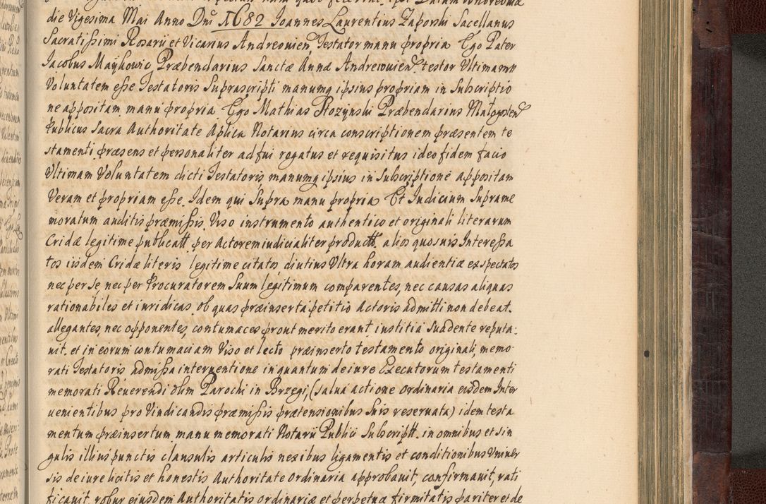 Zdjęcie nr 892 dla obiektu archiwalnego: Acta actorum episscopalium R. D. Joannis Małachowski, episcopi Cracoviensis a die 20 Augusti anni 1681 et 1682 acticatorum. Volumen I