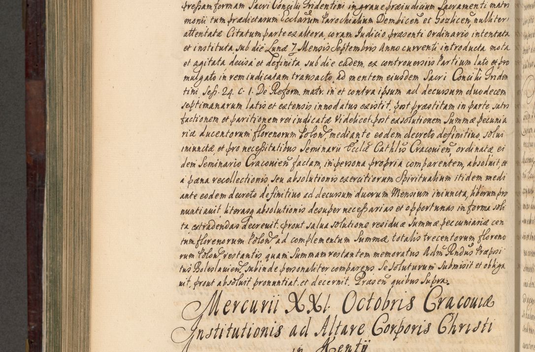 Zdjęcie nr 889 dla obiektu archiwalnego: Acta actorum episscopalium R. D. Joannis Małachowski, episcopi Cracoviensis a die 20 Augusti anni 1681 et 1682 acticatorum. Volumen I