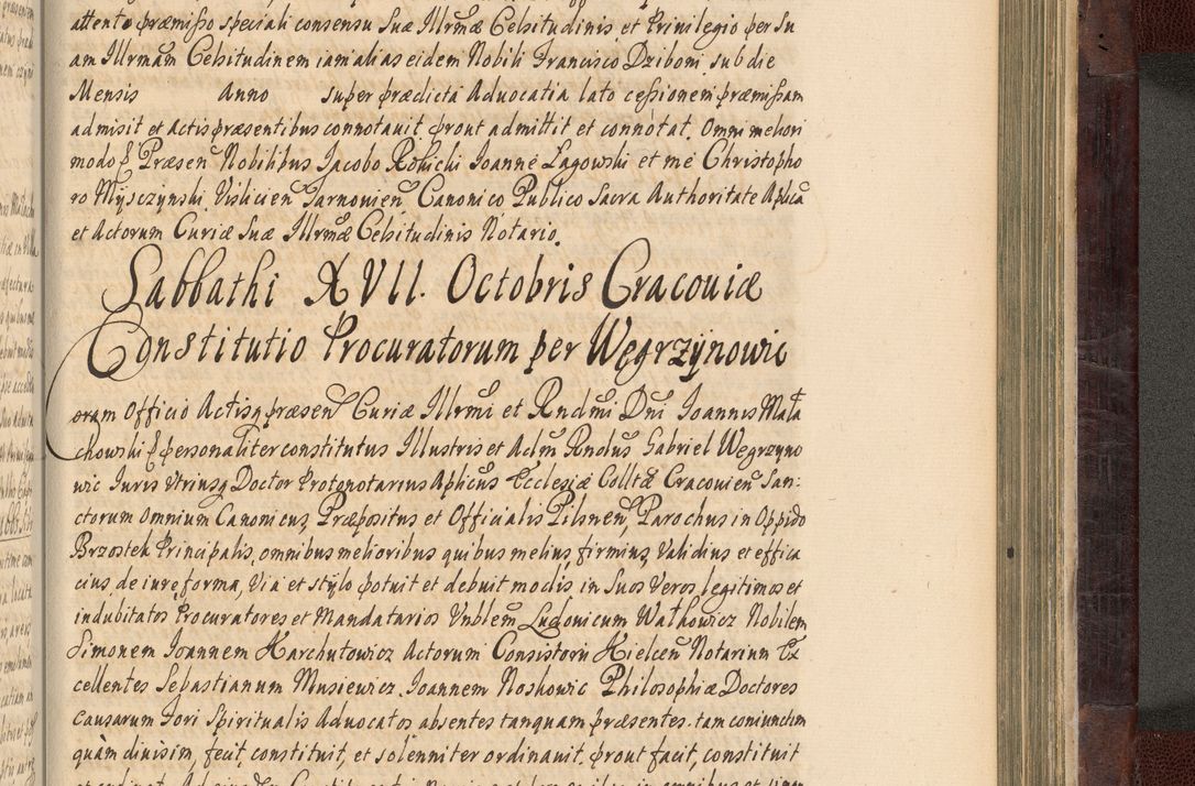 Zdjęcie nr 886 dla obiektu archiwalnego: Acta actorum episscopalium R. D. Joannis Małachowski, episcopi Cracoviensis a die 20 Augusti anni 1681 et 1682 acticatorum. Volumen I