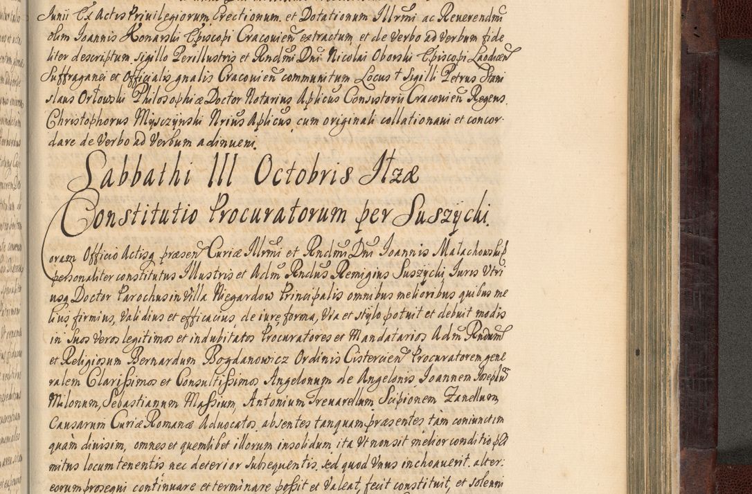 Zdjęcie nr 878 dla obiektu archiwalnego: Acta actorum episscopalium R. D. Joannis Małachowski, episcopi Cracoviensis a die 20 Augusti anni 1681 et 1682 acticatorum. Volumen I