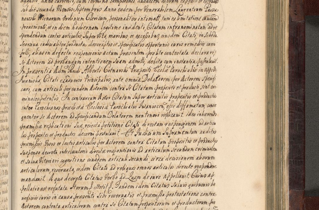 Zdjęcie nr 874 dla obiektu archiwalnego: Acta actorum episscopalium R. D. Joannis Małachowski, episcopi Cracoviensis a die 20 Augusti anni 1681 et 1682 acticatorum. Volumen I