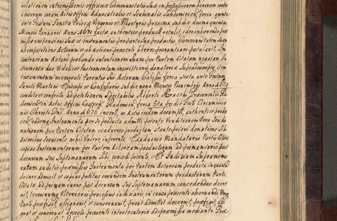 Zdjęcie nr 864 dla obiektu archiwalnego: Acta actorum episscopalium R. D. Joannis Małachowski, episcopi Cracoviensis a die 20 Augusti anni 1681 et 1682 acticatorum. Volumen I
