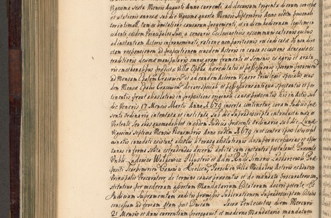 Zdjęcie nr 859 dla obiektu archiwalnego: Acta actorum episscopalium R. D. Joannis Małachowski, episcopi Cracoviensis a die 20 Augusti anni 1681 et 1682 acticatorum. Volumen I