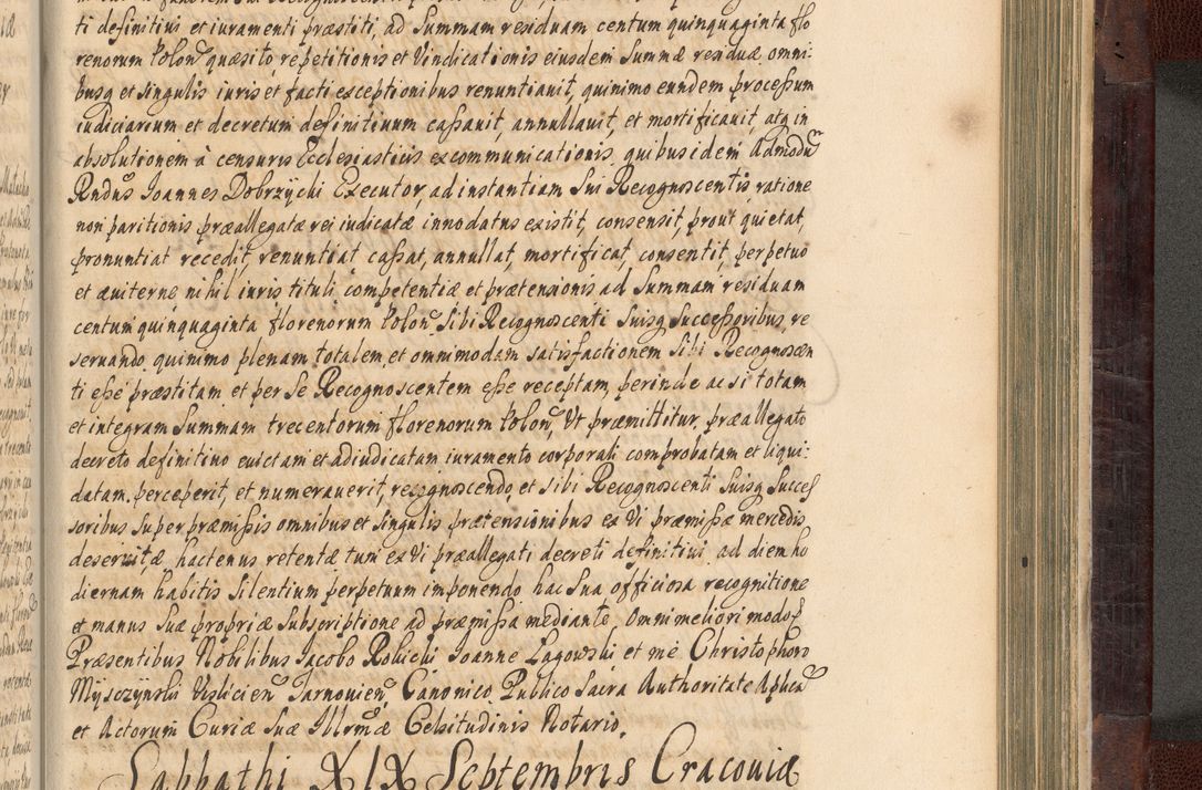 Zdjęcie nr 856 dla obiektu archiwalnego: Acta actorum episscopalium R. D. Joannis Małachowski, episcopi Cracoviensis a die 20 Augusti anni 1681 et 1682 acticatorum. Volumen I
