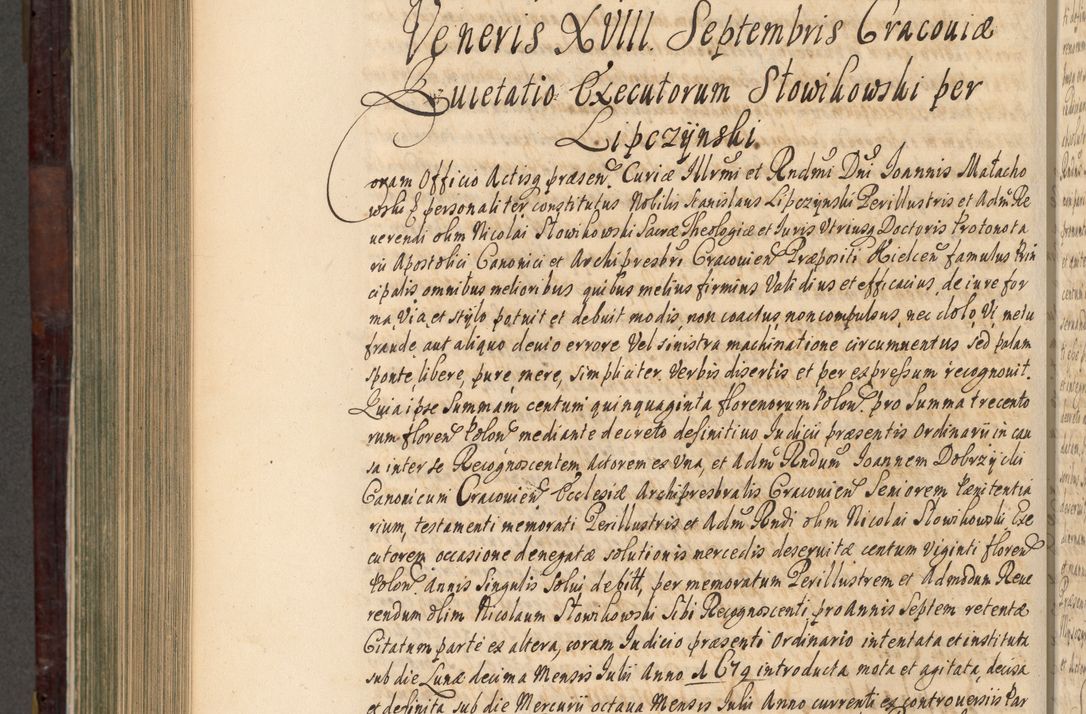 Zdjęcie nr 855 dla obiektu archiwalnego: Acta actorum episscopalium R. D. Joannis Małachowski, episcopi Cracoviensis a die 20 Augusti anni 1681 et 1682 acticatorum. Volumen I