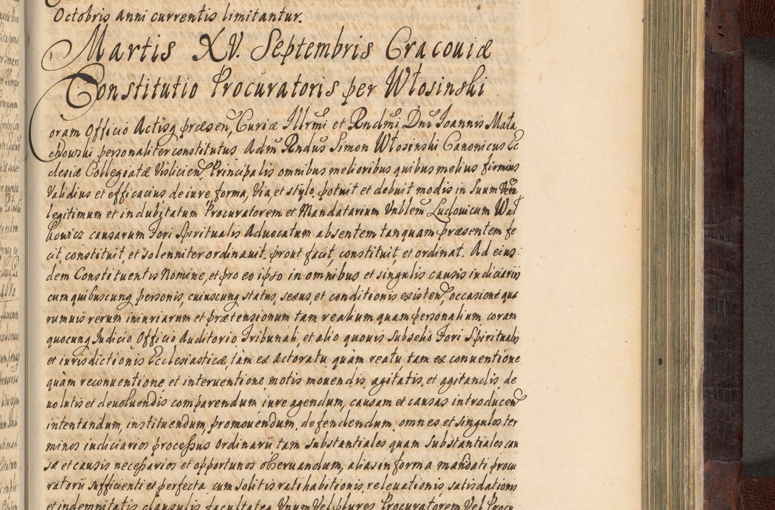 Zdjęcie nr 852 dla obiektu archiwalnego: Acta actorum episscopalium R. D. Joannis Małachowski, episcopi Cracoviensis a die 20 Augusti anni 1681 et 1682 acticatorum. Volumen I