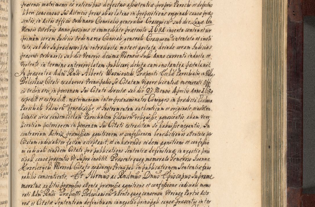 Zdjęcie nr 848 dla obiektu archiwalnego: Acta actorum episscopalium R. D. Joannis Małachowski, episcopi Cracoviensis a die 20 Augusti anni 1681 et 1682 acticatorum. Volumen I