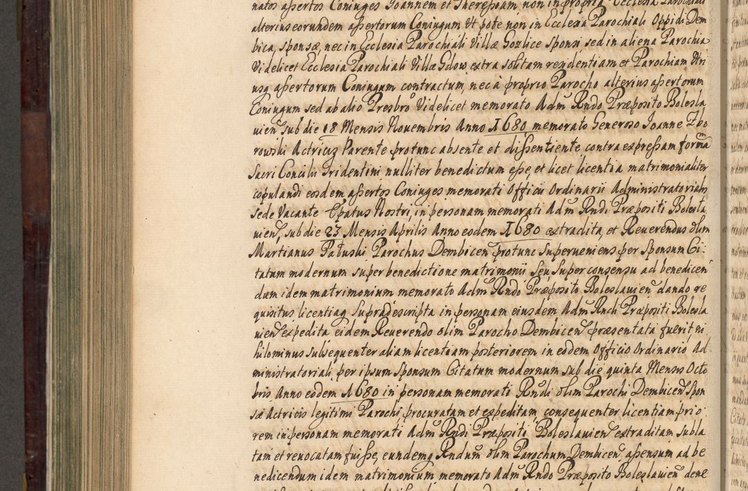 Zdjęcie nr 849 dla obiektu archiwalnego: Acta actorum episscopalium R. D. Joannis Małachowski, episcopi Cracoviensis a die 20 Augusti anni 1681 et 1682 acticatorum. Volumen I