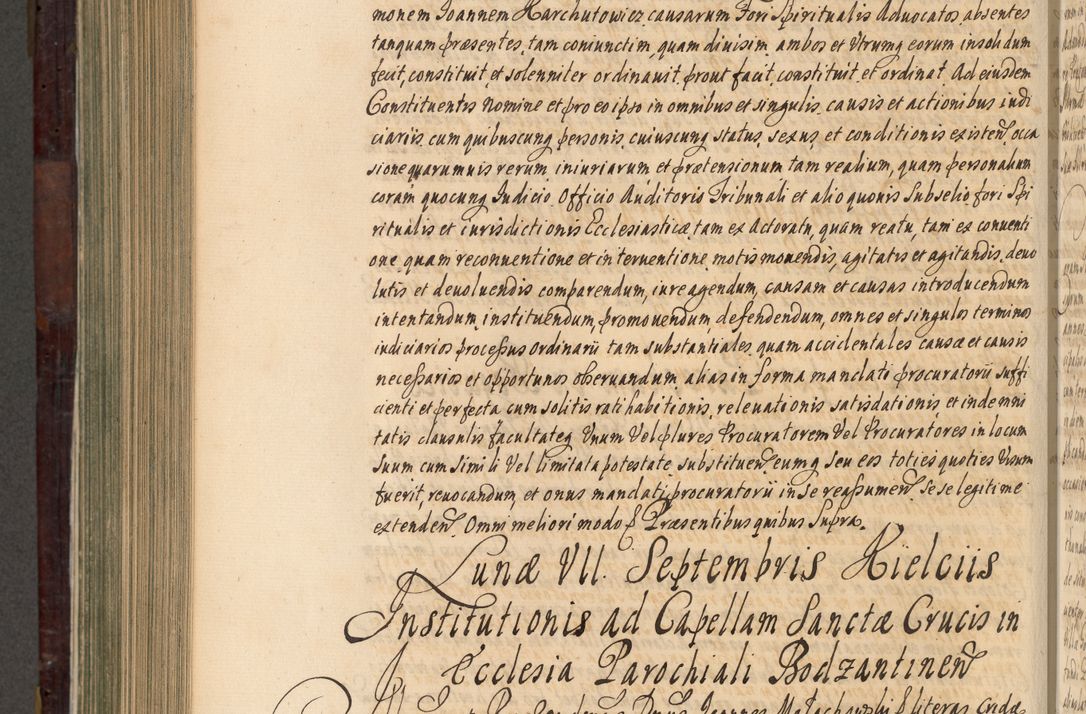 Zdjęcie nr 843 dla obiektu archiwalnego: Acta actorum episscopalium R. D. Joannis Małachowski, episcopi Cracoviensis a die 20 Augusti anni 1681 et 1682 acticatorum. Volumen I