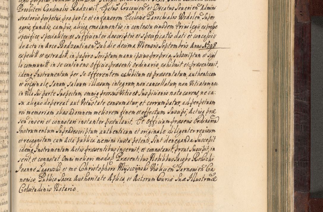 Zdjęcie nr 840 dla obiektu archiwalnego: Acta actorum episscopalium R. D. Joannis Małachowski, episcopi Cracoviensis a die 20 Augusti anni 1681 et 1682 acticatorum. Volumen I
