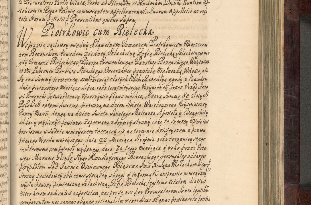 Zdjęcie nr 838 dla obiektu archiwalnego: Acta actorum episscopalium R. D. Joannis Małachowski, episcopi Cracoviensis a die 20 Augusti anni 1681 et 1682 acticatorum. Volumen I