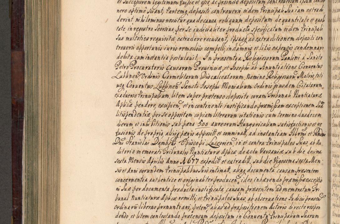 Zdjęcie nr 837 dla obiektu archiwalnego: Acta actorum episscopalium R. D. Joannis Małachowski, episcopi Cracoviensis a die 20 Augusti anni 1681 et 1682 acticatorum. Volumen I