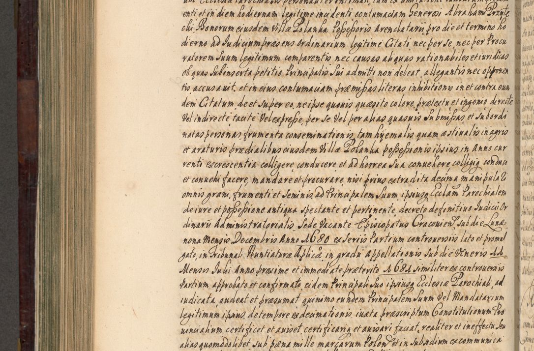 Zdjęcie nr 835 dla obiektu archiwalnego: Acta actorum episscopalium R. D. Joannis Małachowski, episcopi Cracoviensis a die 20 Augusti anni 1681 et 1682 acticatorum. Volumen I