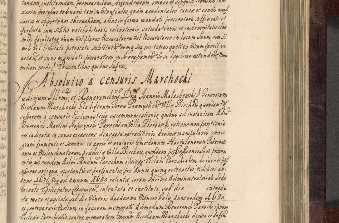 Zdjęcie nr 822 dla obiektu archiwalnego: Acta actorum episscopalium R. D. Joannis Małachowski, episcopi Cracoviensis a die 20 Augusti anni 1681 et 1682 acticatorum. Volumen I