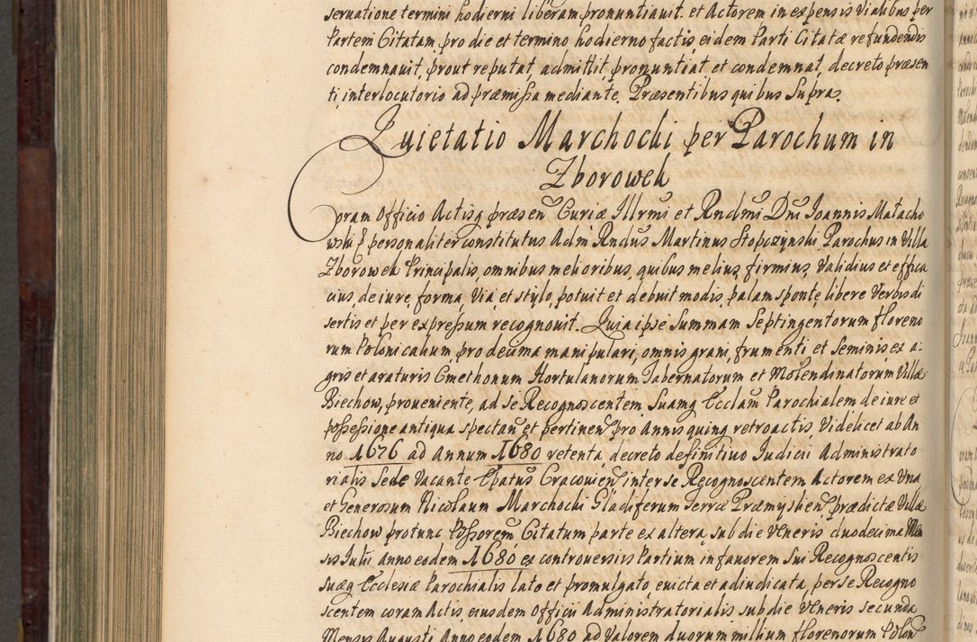 Zdjęcie nr 817 dla obiektu archiwalnego: Acta actorum episscopalium R. D. Joannis Małachowski, episcopi Cracoviensis a die 20 Augusti anni 1681 et 1682 acticatorum. Volumen I