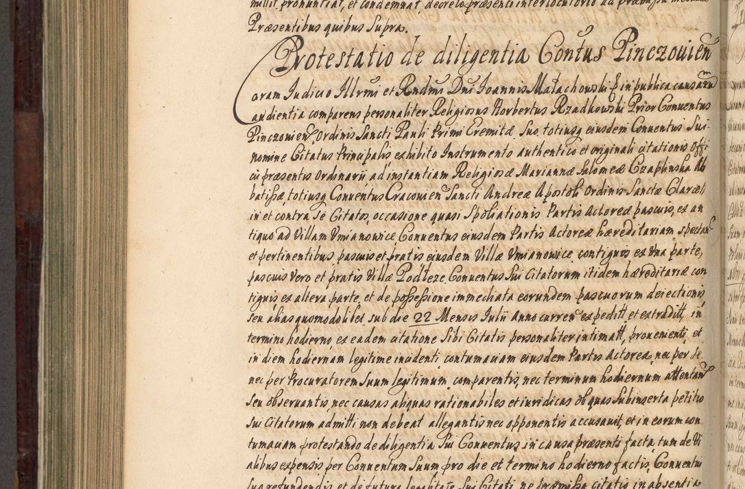 Zdjęcie nr 815 dla obiektu archiwalnego: Acta actorum episscopalium R. D. Joannis Małachowski, episcopi Cracoviensis a die 20 Augusti anni 1681 et 1682 acticatorum. Volumen I