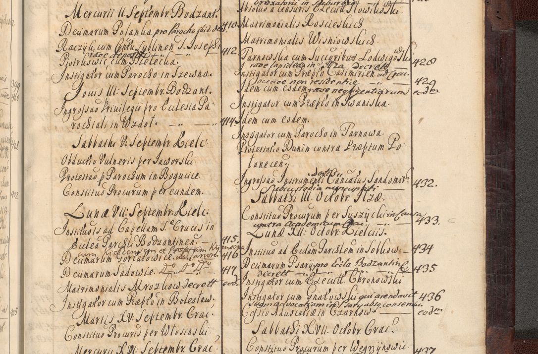 Zdjęcie nr 1120 dla obiektu archiwalnego: Acta actorum episscopalium R. D. Joannis Małachowski, episcopi Cracoviensis a die 20 Augusti anni 1681 et 1682 acticatorum. Volumen I