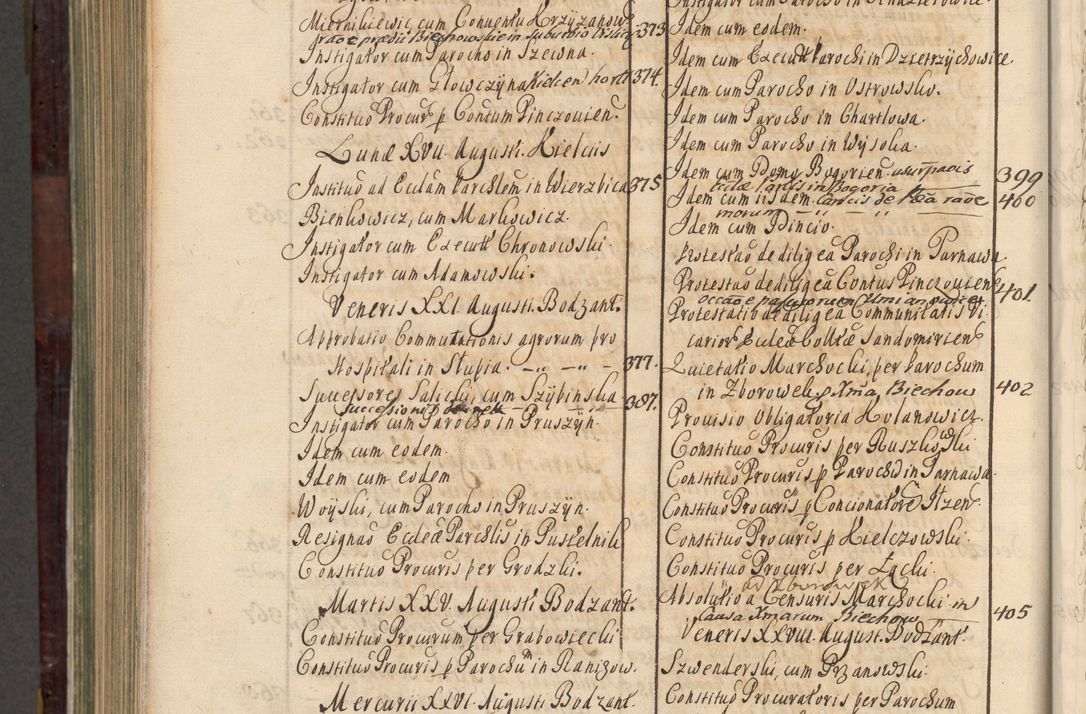 Zdjęcie nr 1119 dla obiektu archiwalnego: Acta actorum episscopalium R. D. Joannis Małachowski, episcopi Cracoviensis a die 20 Augusti anni 1681 et 1682 acticatorum. Volumen I