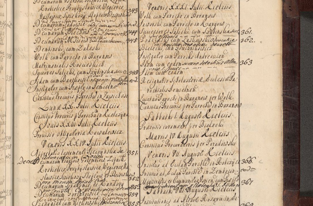 Zdjęcie nr 1118 dla obiektu archiwalnego: Acta actorum episscopalium R. D. Joannis Małachowski, episcopi Cracoviensis a die 20 Augusti anni 1681 et 1682 acticatorum. Volumen I