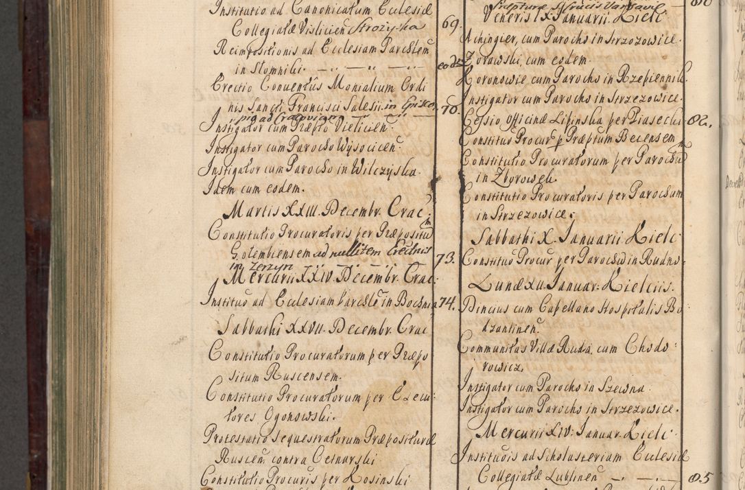 Zdjęcie nr 1111 dla obiektu archiwalnego: Acta actorum episscopalium R. D. Joannis Małachowski, episcopi Cracoviensis a die 20 Augusti anni 1681 et 1682 acticatorum. Volumen I