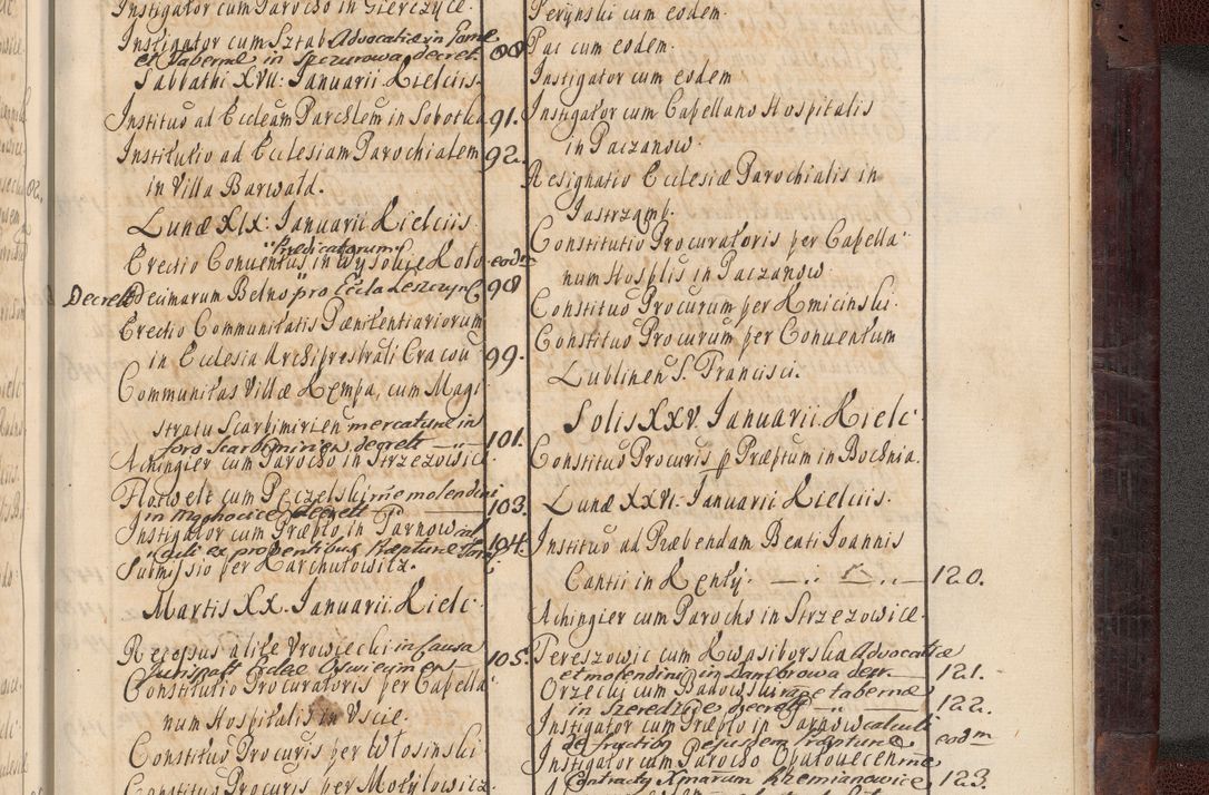 Zdjęcie nr 1112 dla obiektu archiwalnego: Acta actorum episscopalium R. D. Joannis Małachowski, episcopi Cracoviensis a die 20 Augusti anni 1681 et 1682 acticatorum. Volumen I