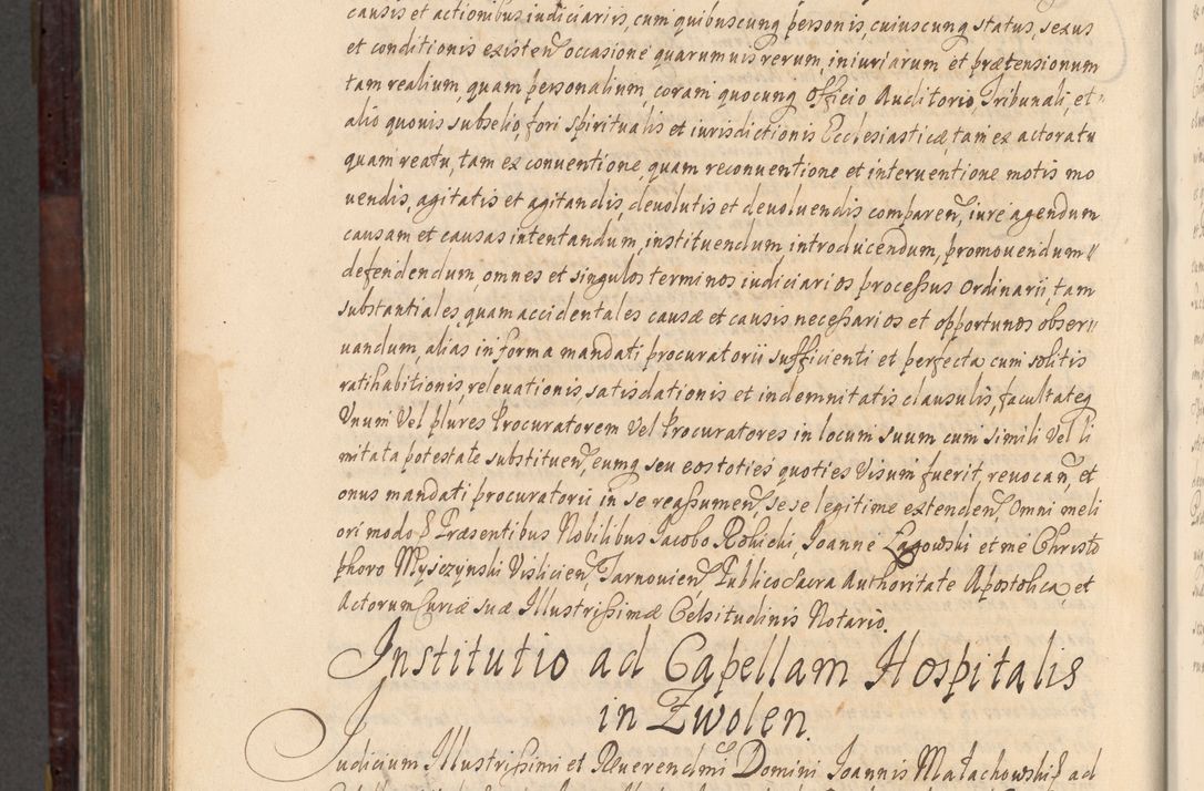 Zdjęcie nr 1105 dla obiektu archiwalnego: Acta actorum episscopalium R. D. Joannis Małachowski, episcopi Cracoviensis a die 20 Augusti anni 1681 et 1682 acticatorum. Volumen I