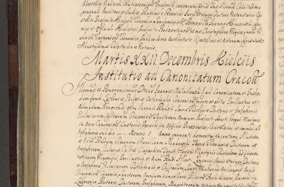 Zdjęcie nr 1099 dla obiektu archiwalnego: Acta actorum episscopalium R. D. Joannis Małachowski, episcopi Cracoviensis a die 20 Augusti anni 1681 et 1682 acticatorum. Volumen I