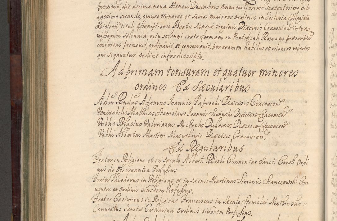 Zdjęcie nr 1097 dla obiektu archiwalnego: Acta actorum episscopalium R. D. Joannis Małachowski, episcopi Cracoviensis a die 20 Augusti anni 1681 et 1682 acticatorum. Volumen I