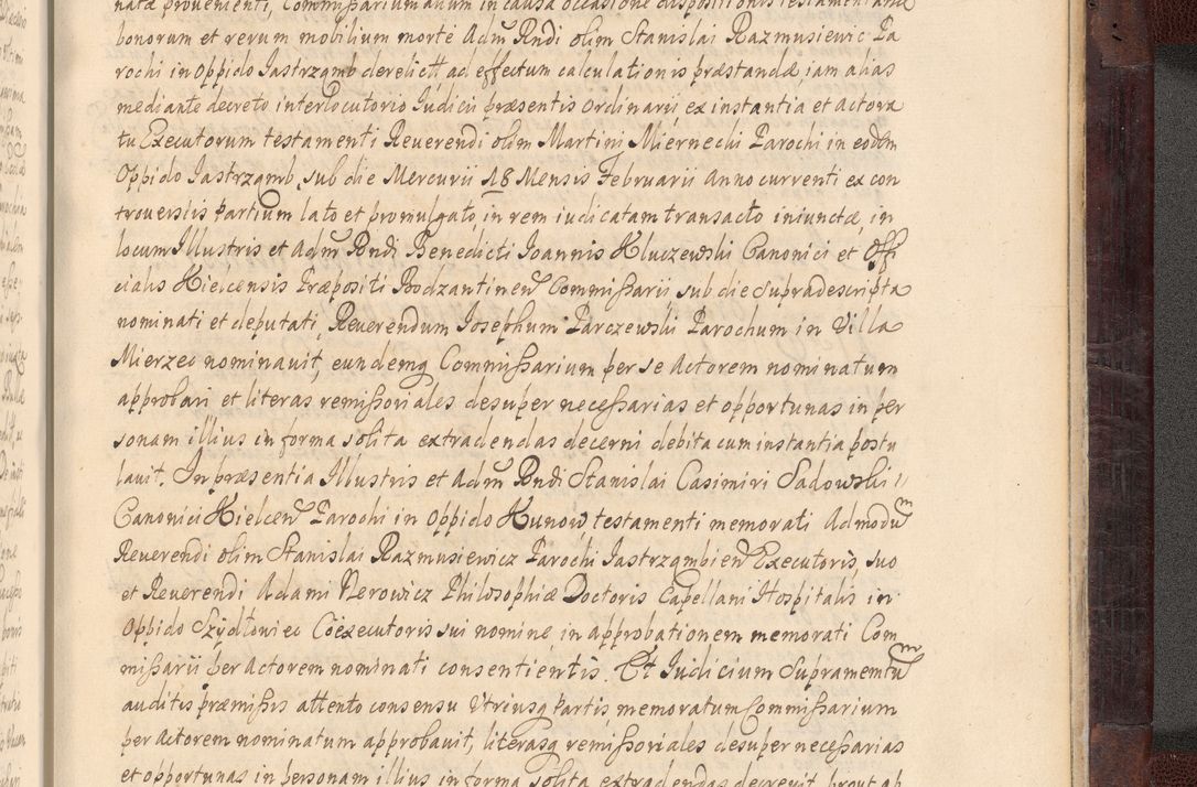 Zdjęcie nr 1096 dla obiektu archiwalnego: Acta actorum episscopalium R. D. Joannis Małachowski, episcopi Cracoviensis a die 20 Augusti anni 1681 et 1682 acticatorum. Volumen I