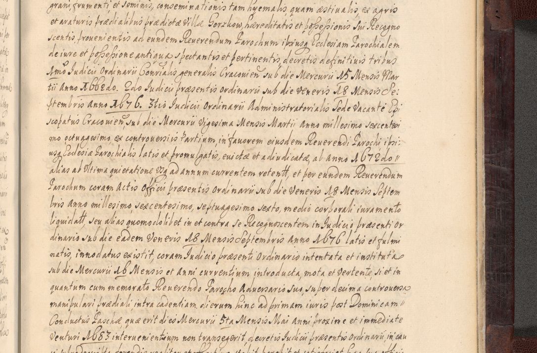 Zdjęcie nr 1094 dla obiektu archiwalnego: Acta actorum episscopalium R. D. Joannis Małachowski, episcopi Cracoviensis a die 20 Augusti anni 1681 et 1682 acticatorum. Volumen I