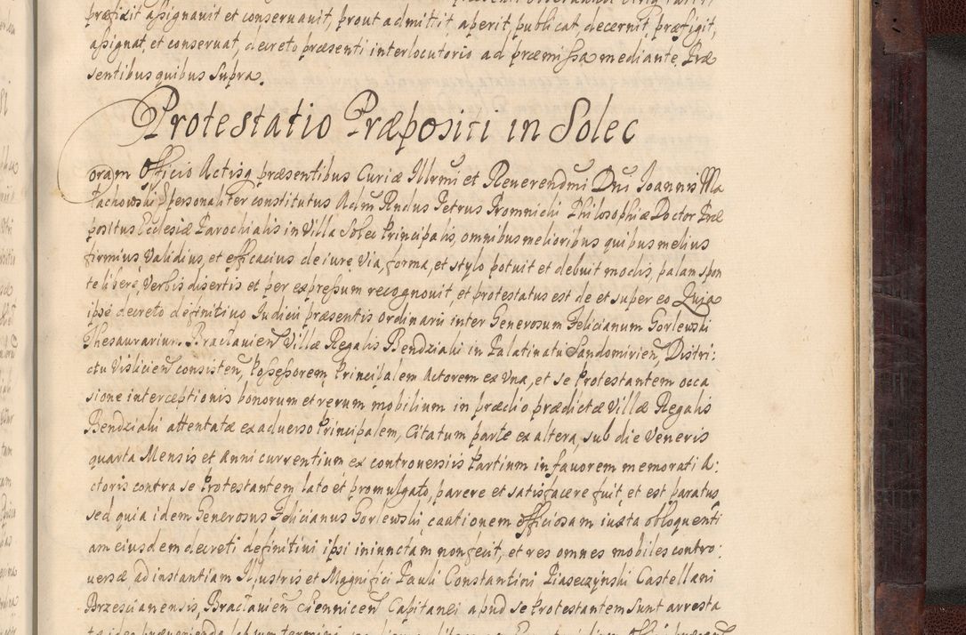 Zdjęcie nr 1090 dla obiektu archiwalnego: Acta actorum episscopalium R. D. Joannis Małachowski, episcopi Cracoviensis a die 20 Augusti anni 1681 et 1682 acticatorum. Volumen I