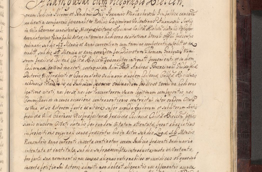 Zdjęcie nr 1086 dla obiektu archiwalnego: Acta actorum episscopalium R. D. Joannis Małachowski, episcopi Cracoviensis a die 20 Augusti anni 1681 et 1682 acticatorum. Volumen I