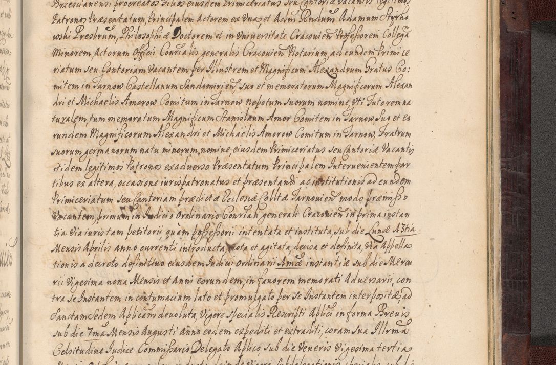 Zdjęcie nr 1078 dla obiektu archiwalnego: Acta actorum episscopalium R. D. Joannis Małachowski, episcopi Cracoviensis a die 20 Augusti anni 1681 et 1682 acticatorum. Volumen I