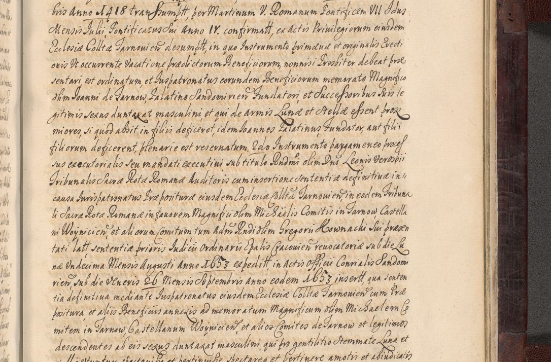Zdjęcie nr 1074 dla obiektu archiwalnego: Acta actorum episscopalium R. D. Joannis Małachowski, episcopi Cracoviensis a die 20 Augusti anni 1681 et 1682 acticatorum. Volumen I