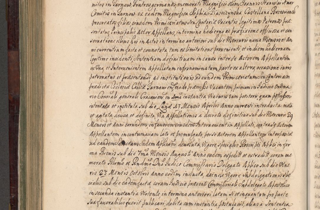 Zdjęcie nr 1071 dla obiektu archiwalnego: Acta actorum episscopalium R. D. Joannis Małachowski, episcopi Cracoviensis a die 20 Augusti anni 1681 et 1682 acticatorum. Volumen I