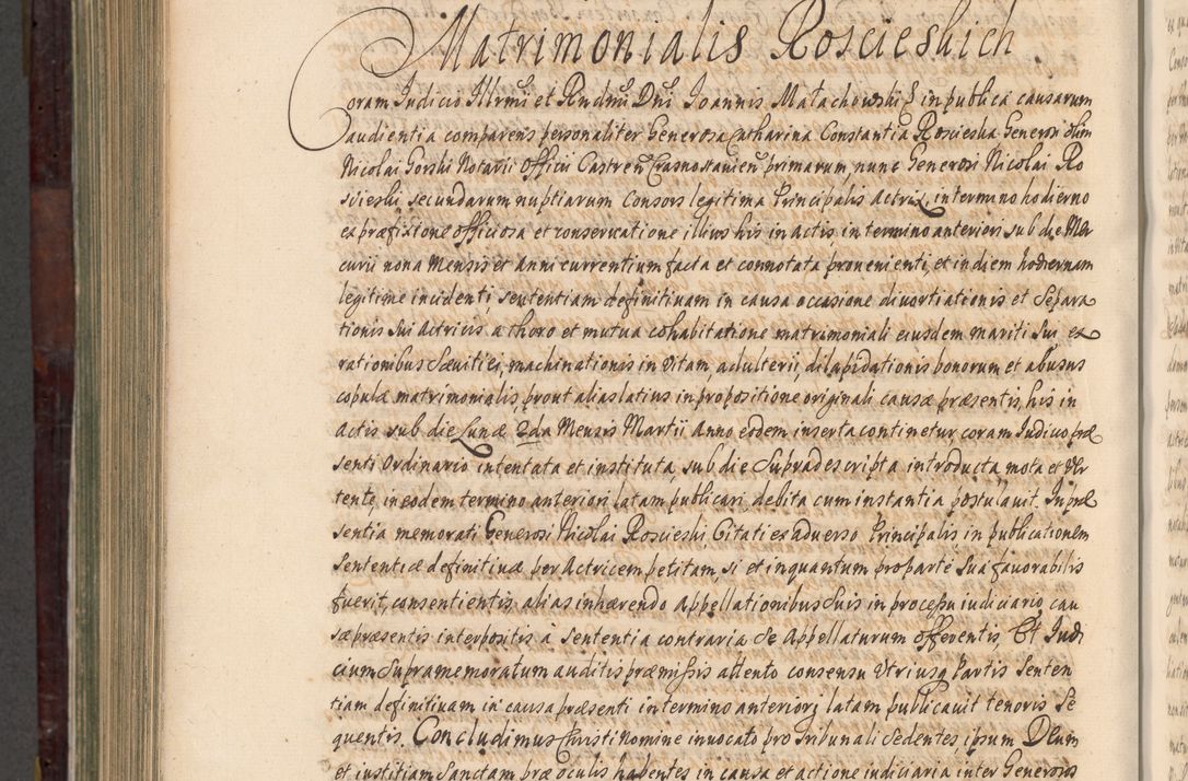 Zdjęcie nr 1067 dla obiektu archiwalnego: Acta actorum episscopalium R. D. Joannis Małachowski, episcopi Cracoviensis a die 20 Augusti anni 1681 et 1682 acticatorum. Volumen I