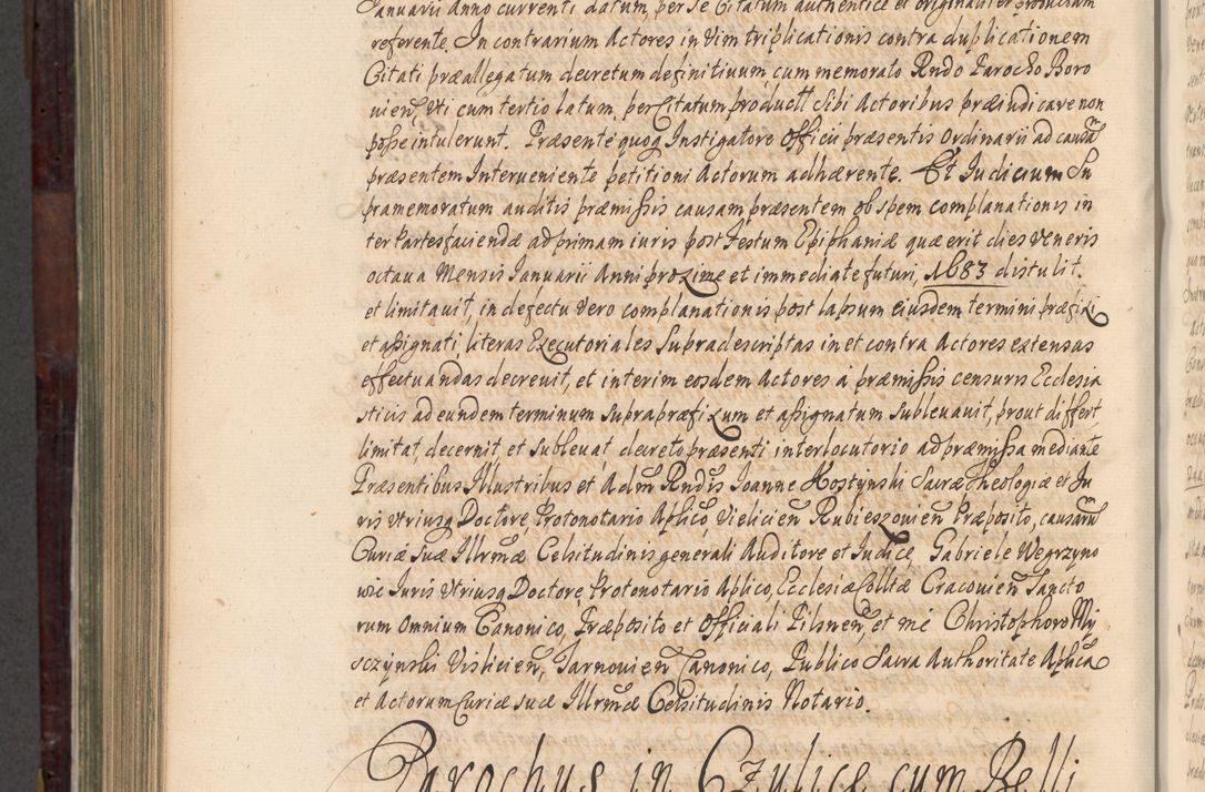 Zdjęcie nr 1059 dla obiektu archiwalnego: Acta actorum episscopalium R. D. Joannis Małachowski, episcopi Cracoviensis a die 20 Augusti anni 1681 et 1682 acticatorum. Volumen I