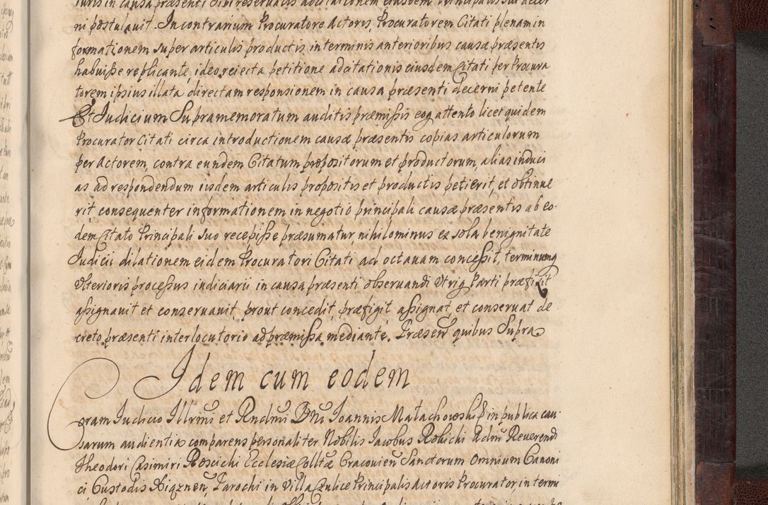 Zdjęcie nr 1062 dla obiektu archiwalnego: Acta actorum episscopalium R. D. Joannis Małachowski, episcopi Cracoviensis a die 20 Augusti anni 1681 et 1682 acticatorum. Volumen I