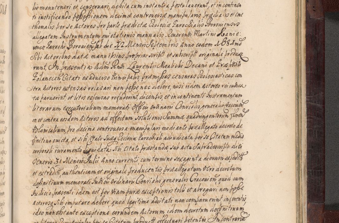 Zdjęcie nr 1058 dla obiektu archiwalnego: Acta actorum episscopalium R. D. Joannis Małachowski, episcopi Cracoviensis a die 20 Augusti anni 1681 et 1682 acticatorum. Volumen I