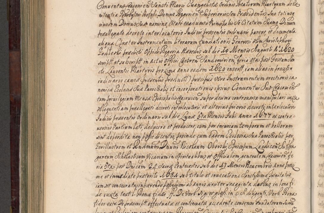 Zdjęcie nr 1055 dla obiektu archiwalnego: Acta actorum episscopalium R. D. Joannis Małachowski, episcopi Cracoviensis a die 20 Augusti anni 1681 et 1682 acticatorum. Volumen I