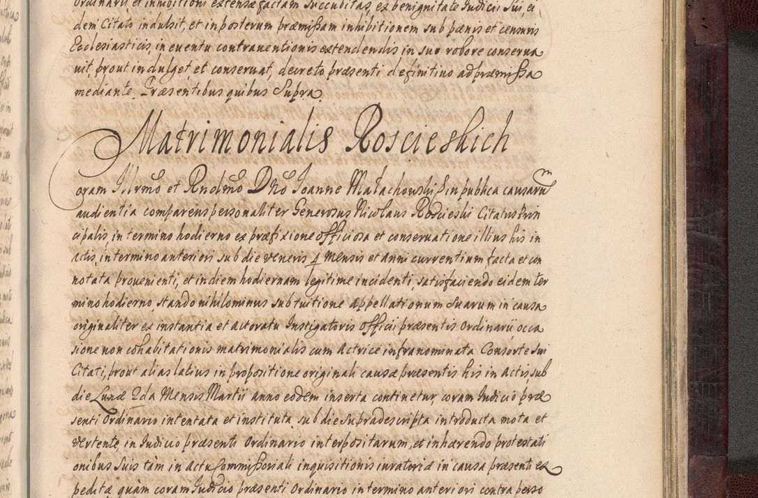 Zdjęcie nr 1052 dla obiektu archiwalnego: Acta actorum episscopalium R. D. Joannis Małachowski, episcopi Cracoviensis a die 20 Augusti anni 1681 et 1682 acticatorum. Volumen I