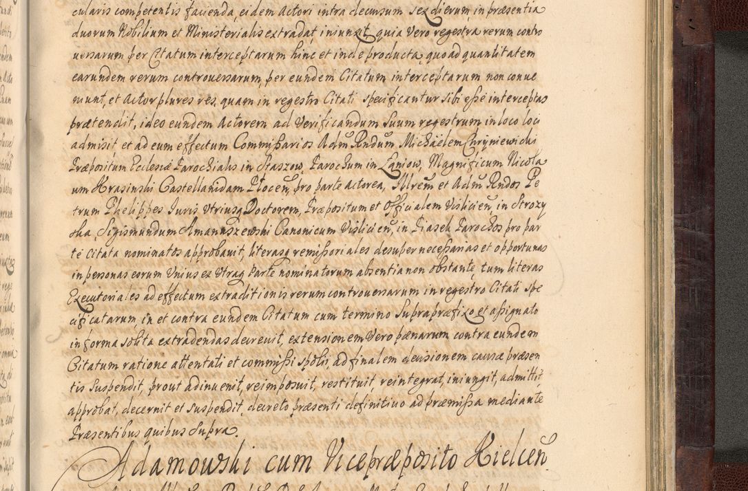 Zdjęcie nr 1038 dla obiektu archiwalnego: Acta actorum episscopalium R. D. Joannis Małachowski, episcopi Cracoviensis a die 20 Augusti anni 1681 et 1682 acticatorum. Volumen I