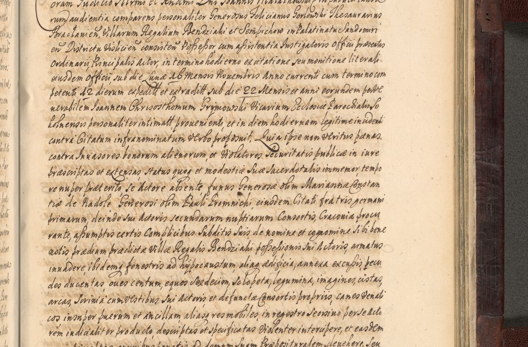Zdjęcie nr 1036 dla obiektu archiwalnego: Acta actorum episscopalium R. D. Joannis Małachowski, episcopi Cracoviensis a die 20 Augusti anni 1681 et 1682 acticatorum. Volumen I