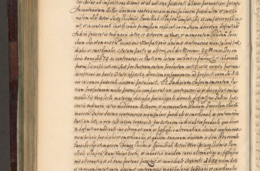 Zdjęcie nr 1035 dla obiektu archiwalnego: Acta actorum episscopalium R. D. Joannis Małachowski, episcopi Cracoviensis a die 20 Augusti anni 1681 et 1682 acticatorum. Volumen I