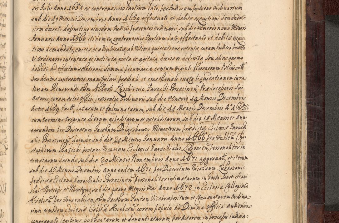 Zdjęcie nr 1032 dla obiektu archiwalnego: Acta actorum episscopalium R. D. Joannis Małachowski, episcopi Cracoviensis a die 20 Augusti anni 1681 et 1682 acticatorum. Volumen I