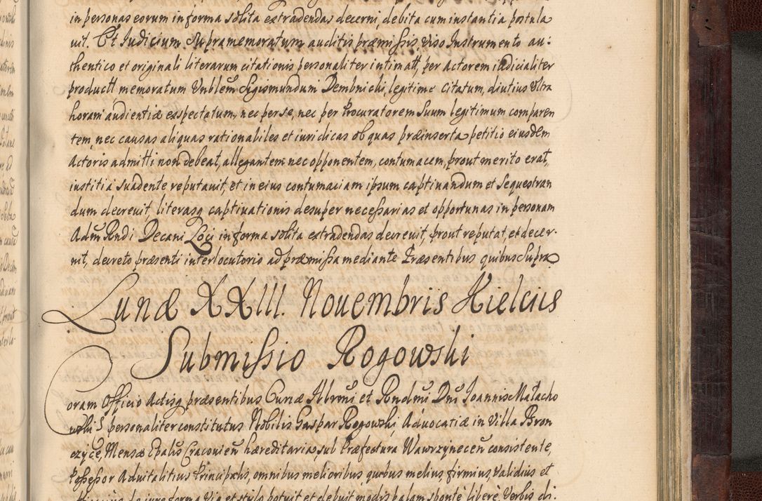 Zdjęcie nr 1018 dla obiektu archiwalnego: Acta actorum episscopalium R. D. Joannis Małachowski, episcopi Cracoviensis a die 20 Augusti anni 1681 et 1682 acticatorum. Volumen I