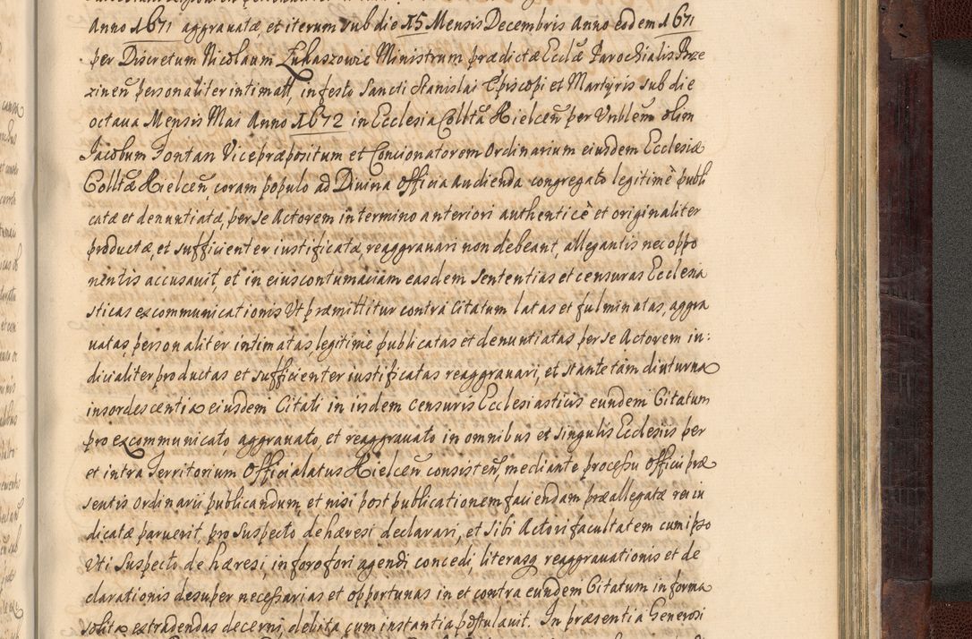 Zdjęcie nr 1020 dla obiektu archiwalnego: Acta actorum episscopalium R. D. Joannis Małachowski, episcopi Cracoviensis a die 20 Augusti anni 1681 et 1682 acticatorum. Volumen I
